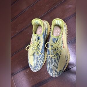 Yeezy Addidas Yellow and Blue
